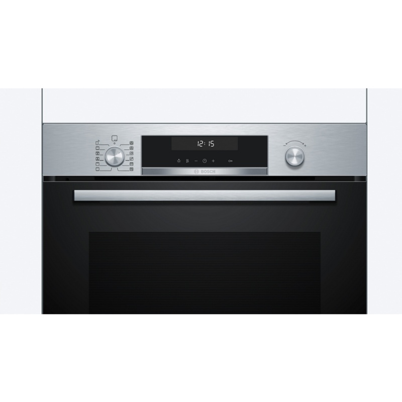 HORNO MULTIFUNCION PIROLITICO CRISTAL NEGRO-INOX BOSCH HBG578ES7 2