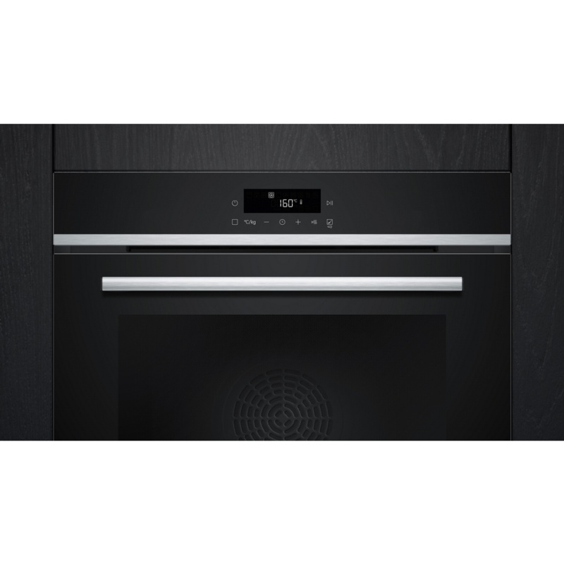 HORNO MULTIFUNCION PIROLITICO CRISTAL NEGRO-INOX SIEMENS HB572AES3 3