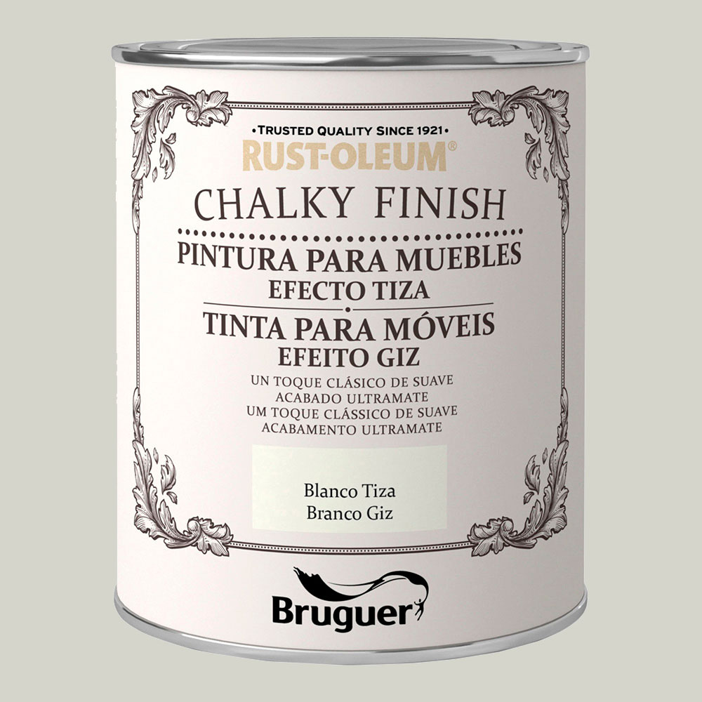 RUST-OLEUM CHALKY FINISH MUEBLES BLANCO TIZA 0,125L 5397508 BRUGUER