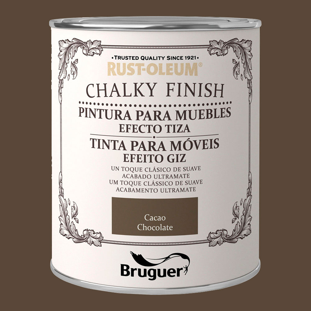 RUST-OLEUM CHALKY FINISH MUEBLES CACAO 0,750L 5397519 BRUGUER