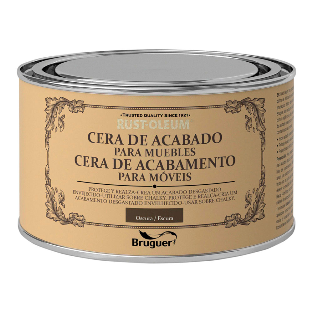 RUST-OLEUM CHALKY FINISH CERA PARA MUEBLES OSCURA 0,4L 5397503 BRUGUER