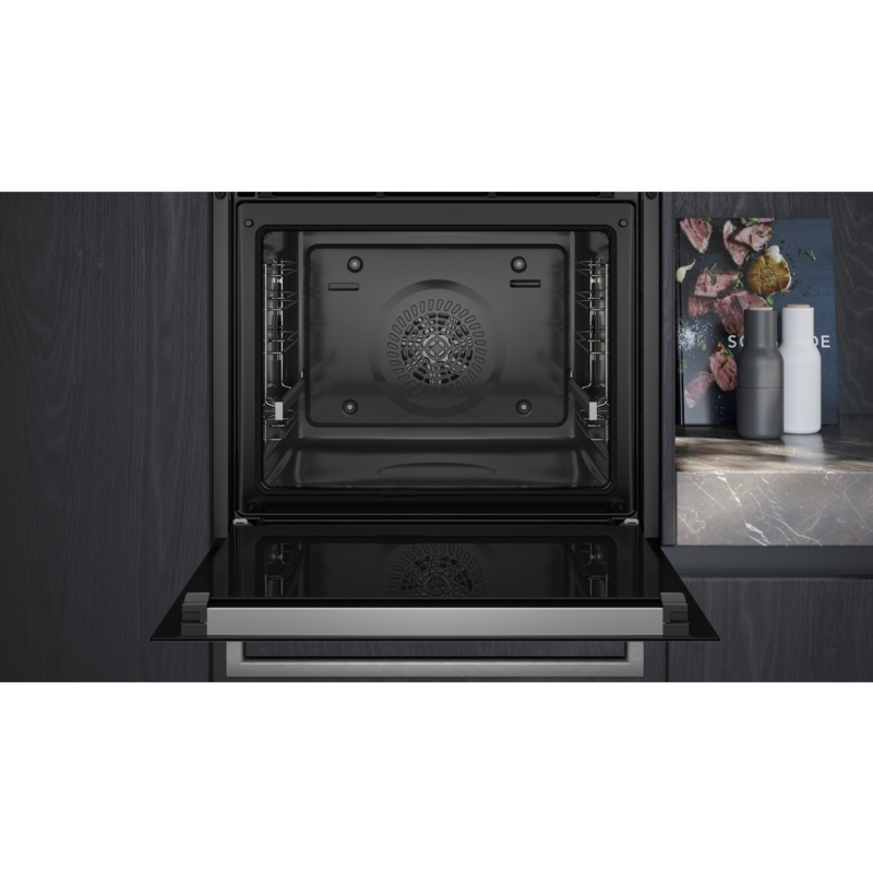 HORNO MULTIFUNCION CRISTAL NEGRO-INOX SIEMENS HB372AES3 3