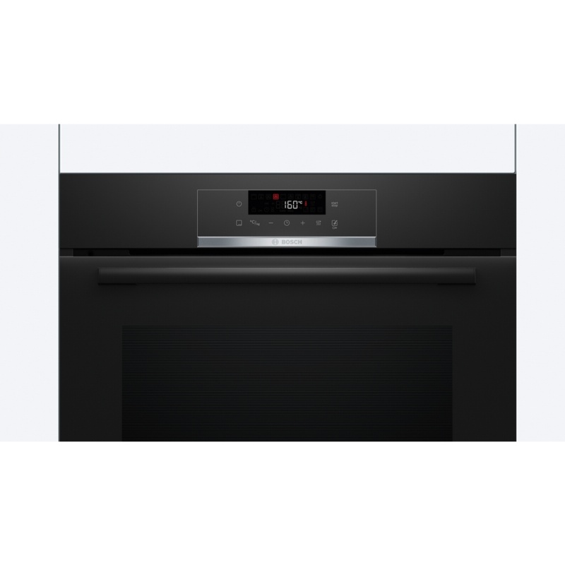 HORNO MULTIFUNCION PIROLITICO CRISTAL NEGRO-INOX BOSCH HBA572BB3F 2