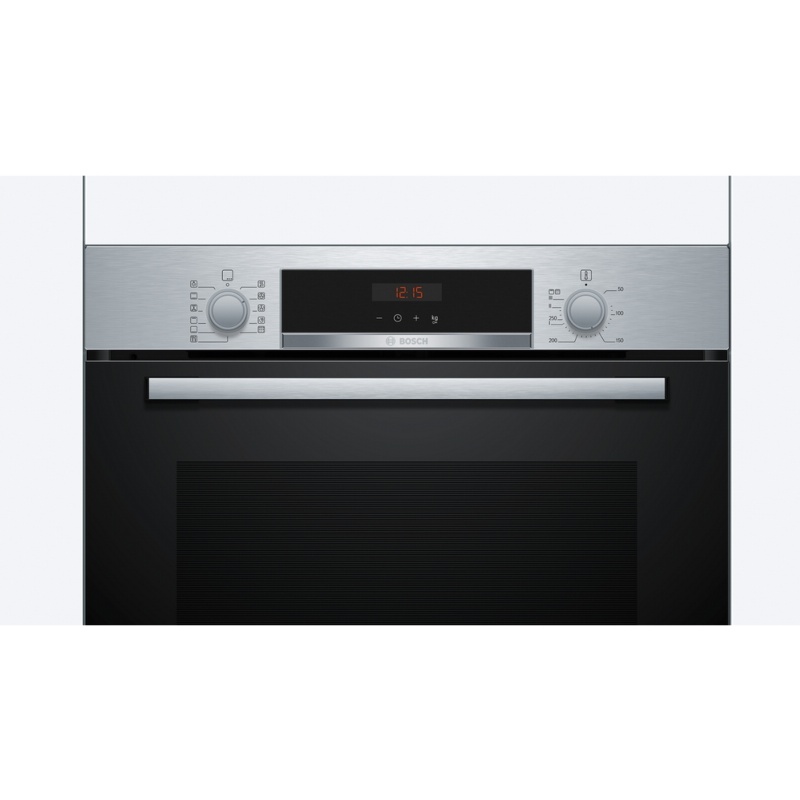 HORNO MULTIFUNCION PIROLITICO CRISTAL NEGRO-INOX BOSCH HBA574ES3 3