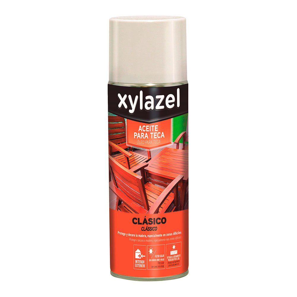 XYLAZEL ACEITE PARA TECA SPRAY INCOLORO 0.400L 5396259