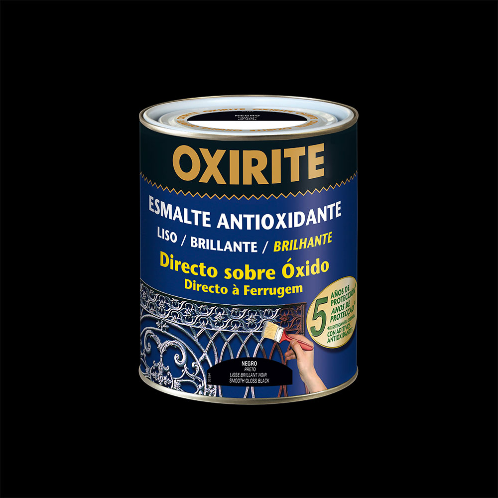 OXIRITE LISO BRILLANTE NEGRO 4L 5397806