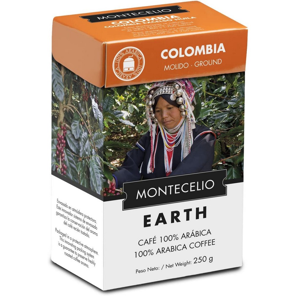 CAFE EN GRANO MONTECELIO COLOMBIA 100% ARABIG 250G