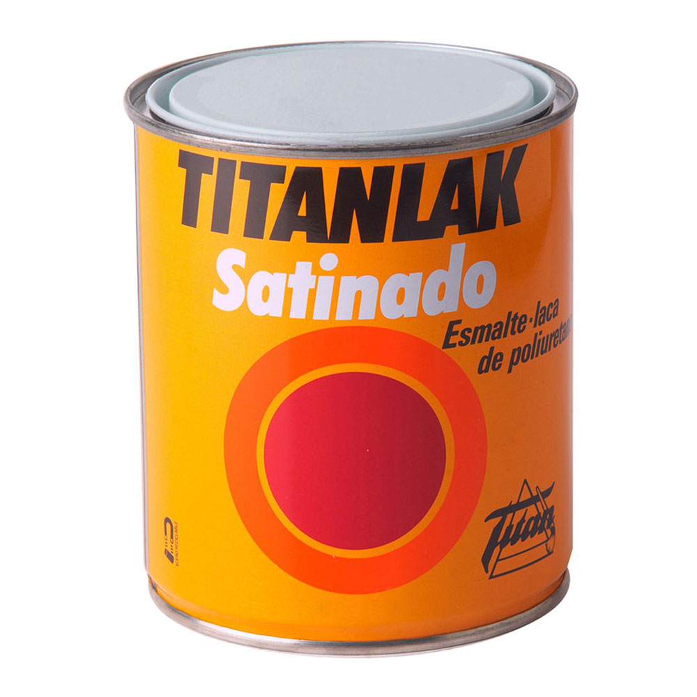 ESMALTE LACA POLIURETANO TITANLAK SATINADO BLANCO 375ml TITAN 11140038