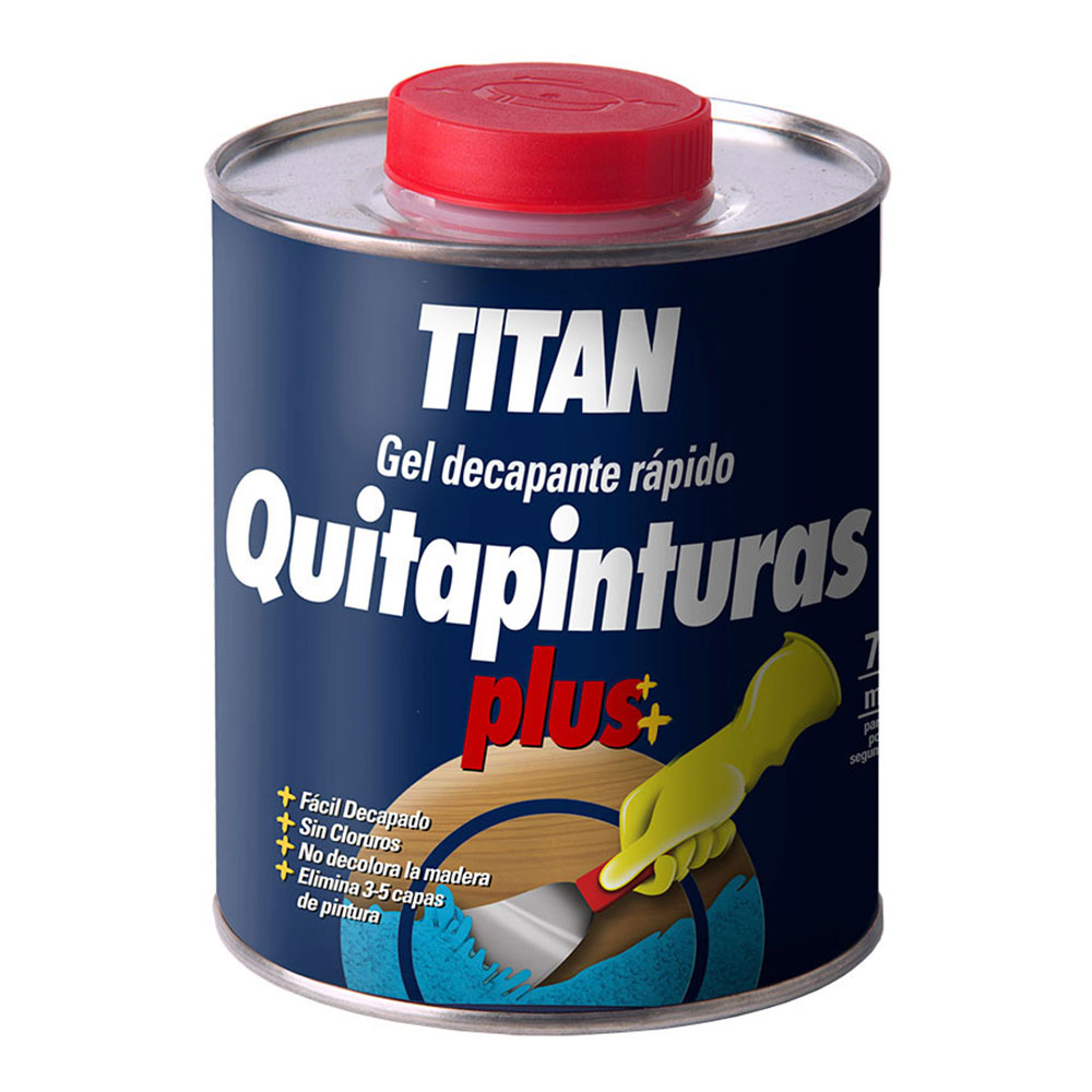 GEL DECAPANTE QUITAPINTURAS PLUS 0,750L TITAN 05D000134