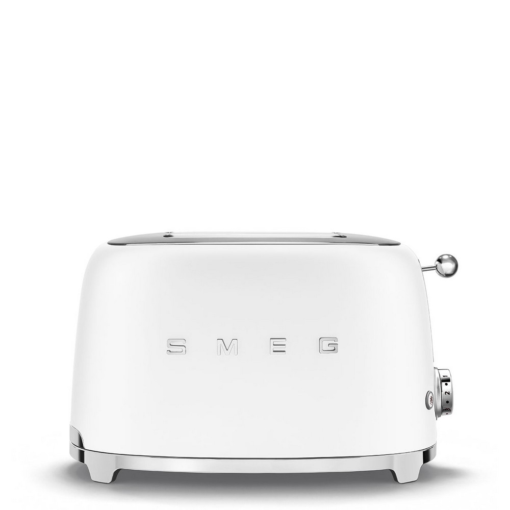 TOSTADOR SMEG TSF01WHMEU 2 RANURAS 950W BCO MATE