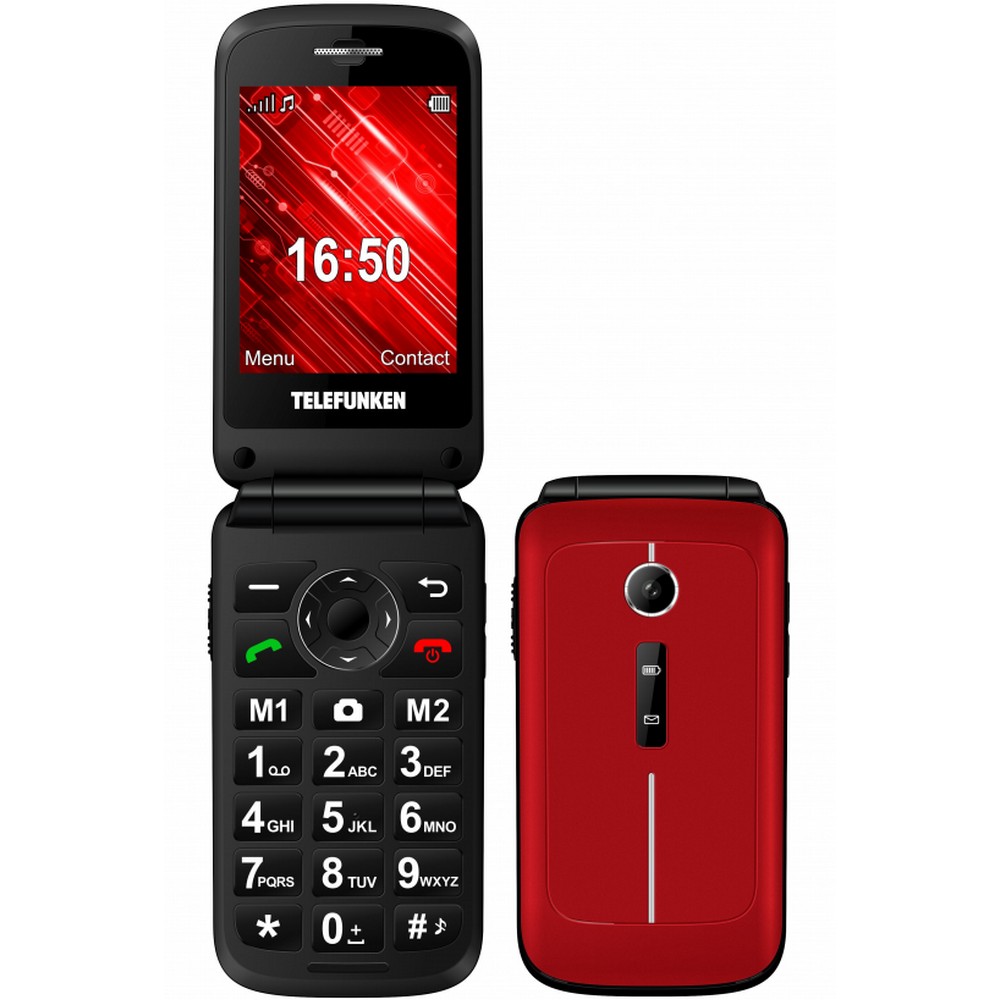 SENIORPHONE TELEFUNKEN S430 ROJO