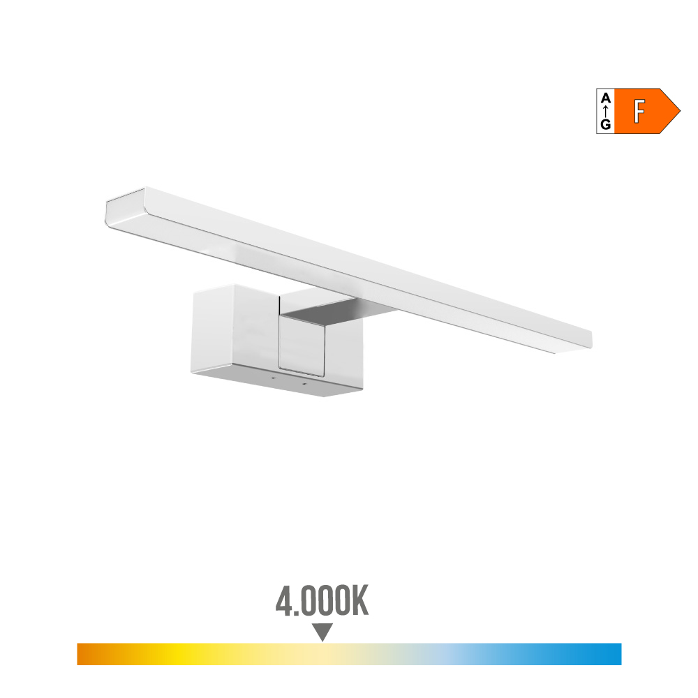 LÁMPARA DE PARED DE LED 6W 600Lm 4.000K 30x12,8x5,10cm EDM