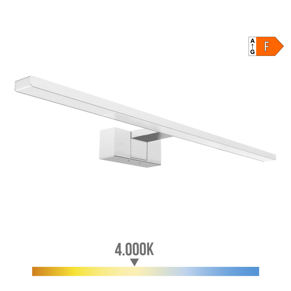 LÁMPARA DE PARED DE LED 12W 1.270Lm 4.000K 60x12,8x5,10cm EDM