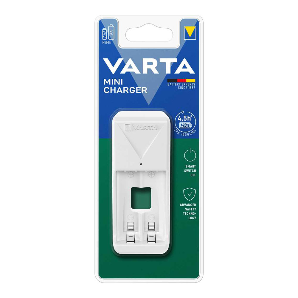 MINI CARGADOR VARTA SIN PILAS AA/AAA