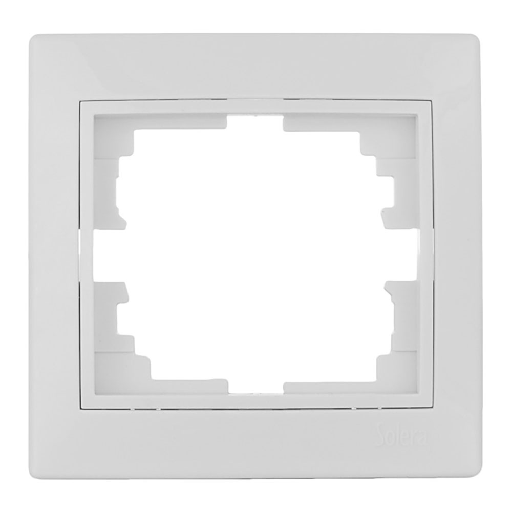 MARCO PARA 1 ELEMENTO BLANCO 83x81x10mm SERIE EUROPA SOLERA ERP71U