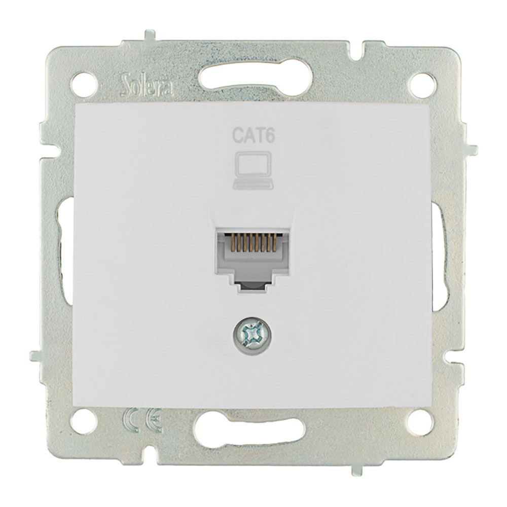 TOMA DE DATOS RJ4 CAT6 SERIE EUROPA SOLERA ERP88