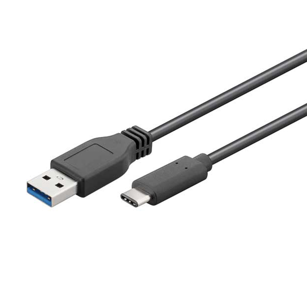 CABLE USB 1m 3.0 TIPO A MACHO A USB TIPO 3.1 TIPO C MACHO