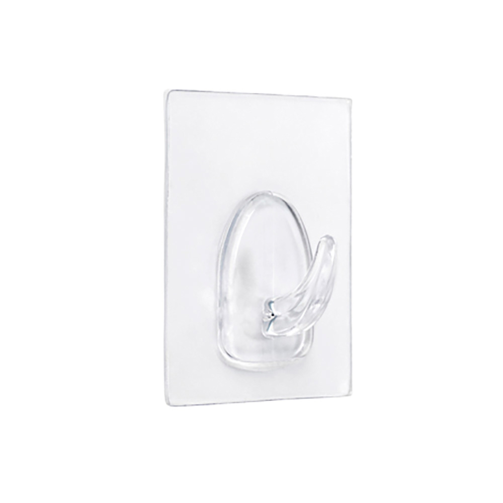 COLGADOR ADHERENTE REUTILIZABLE 60x47mm TRANSPARENTE 1290-0-000 (BLISTER) INOFIX