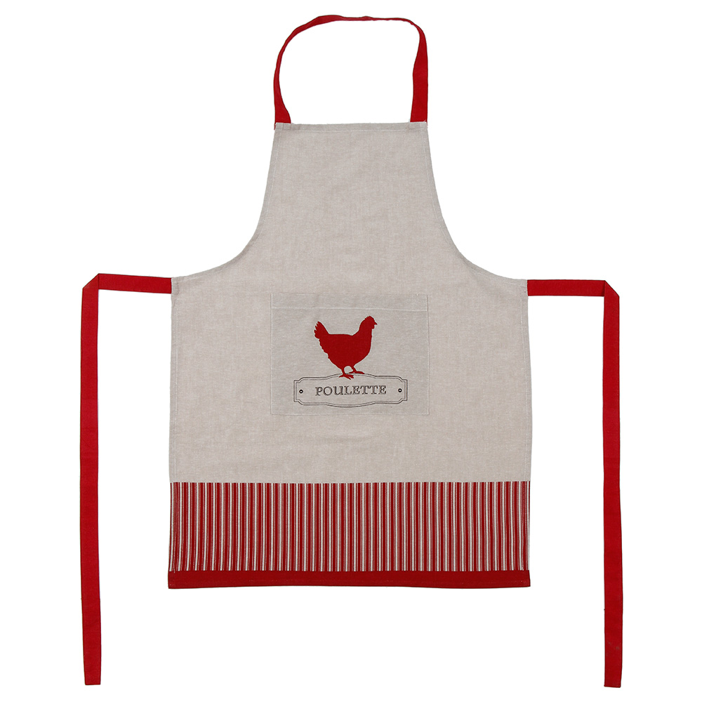 DELANTAL GOURMET MODELO POULETTE 60x80cm