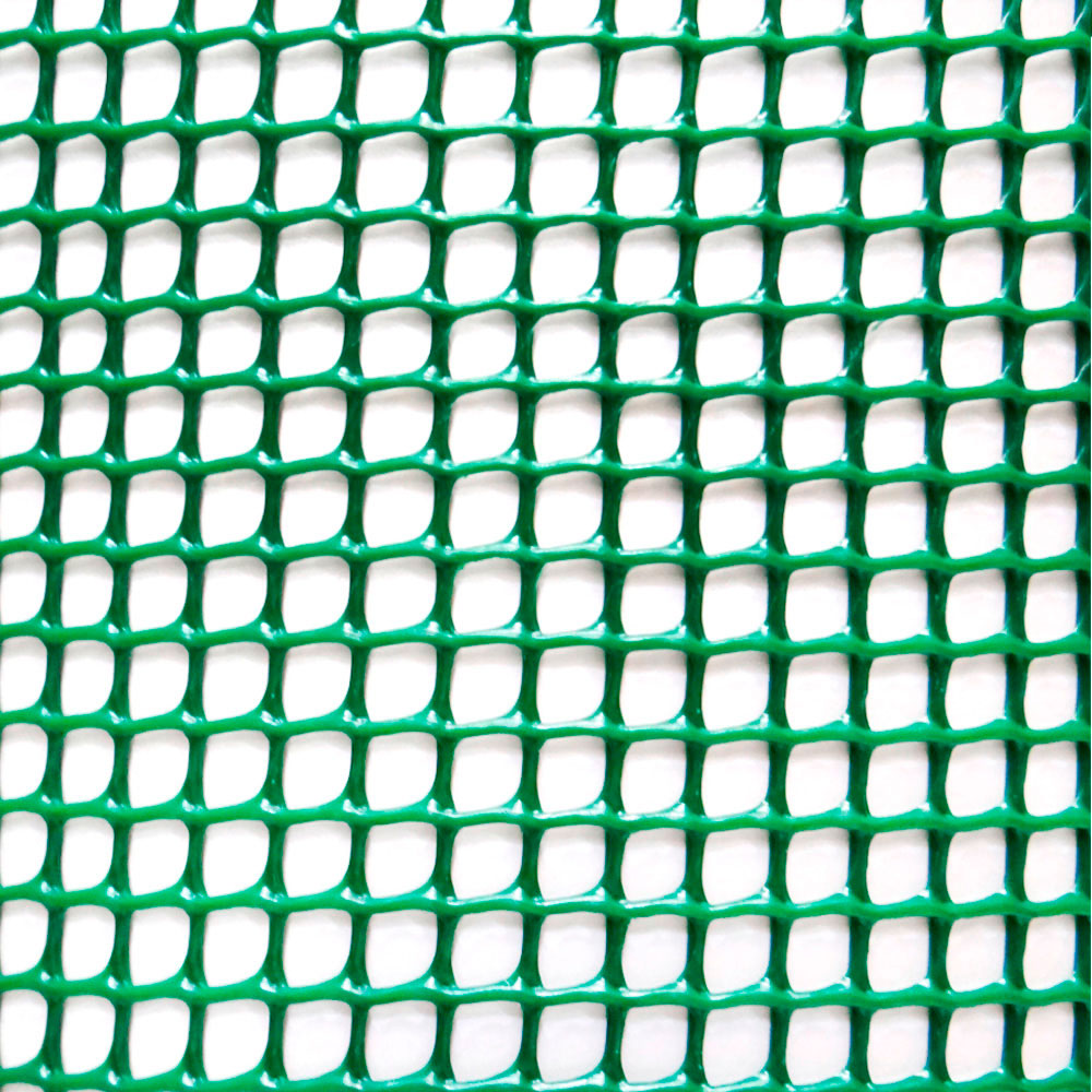 ROLLO DE MALLA LIGERA CADRINET COLOR VERDE 1x5m CUADRO: 4,5x4,5mm FAURA