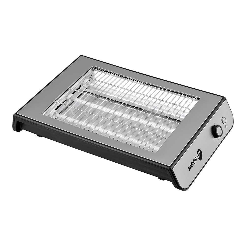 TOSTADOR PLANO QUICKTOAST INOX 900W FGE107T FAGOR 37x25x6,5cm