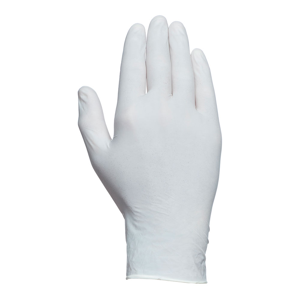 CAJA 100 GUANTES DESECHABLES LÁTEX SIN POLVO TALLA 7 JUBA