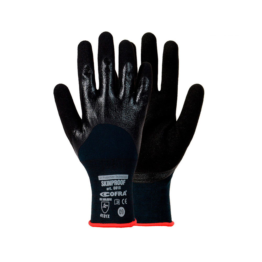 GUANTE NITRILO SKINPROOF TALLA 8 M COFRA