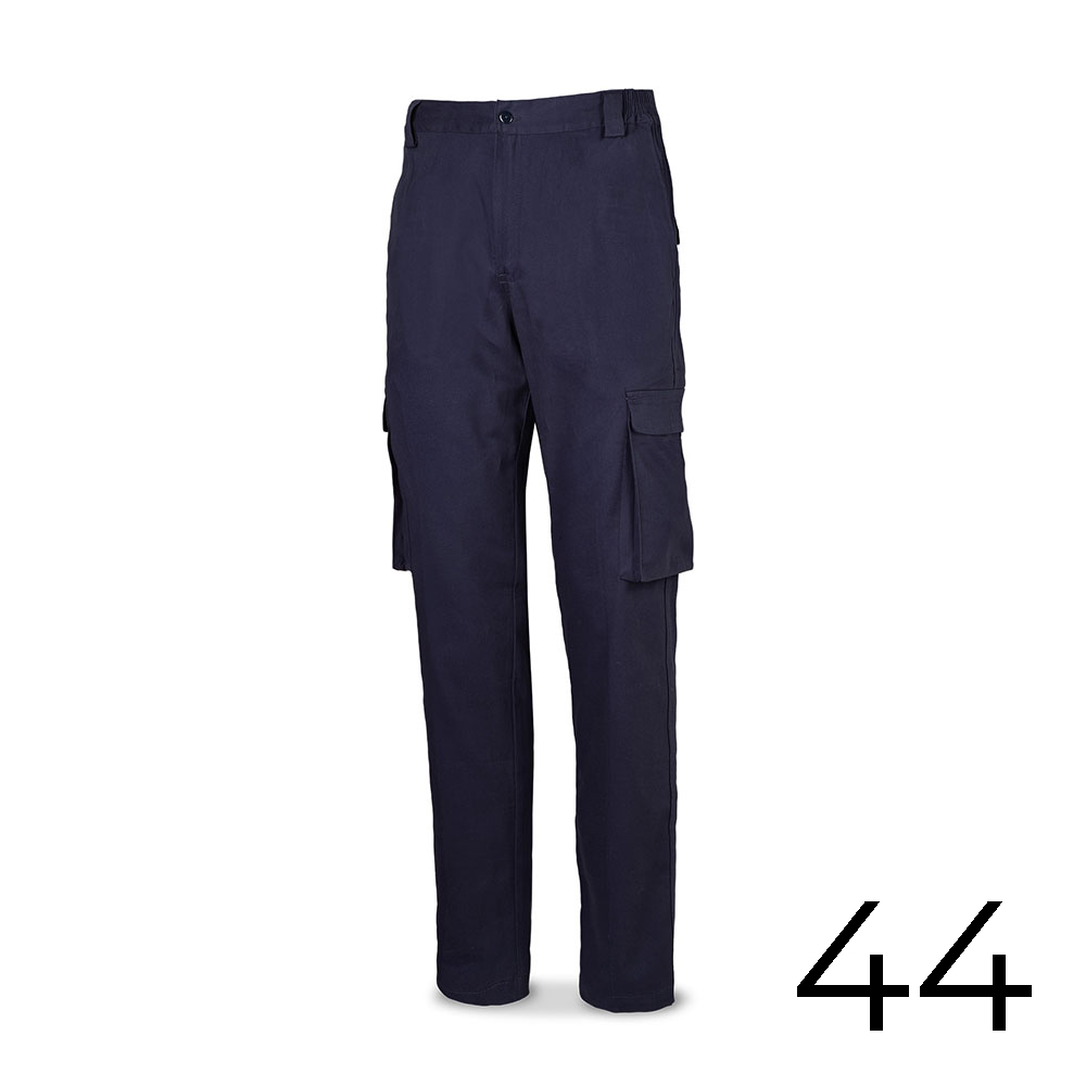 PANTALÓN STRECH 98% ALGODON 2% ELASTANO 240g. AZUL MARINO TALLA 44 588PBSAM/44 MARCA