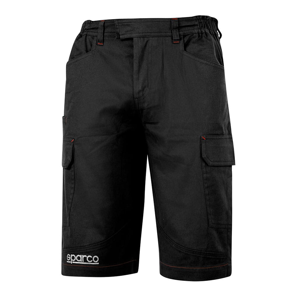 PANTALÓN BERMUDA CARGO NEGRO TALLA-L 02410NR3L SPARCO