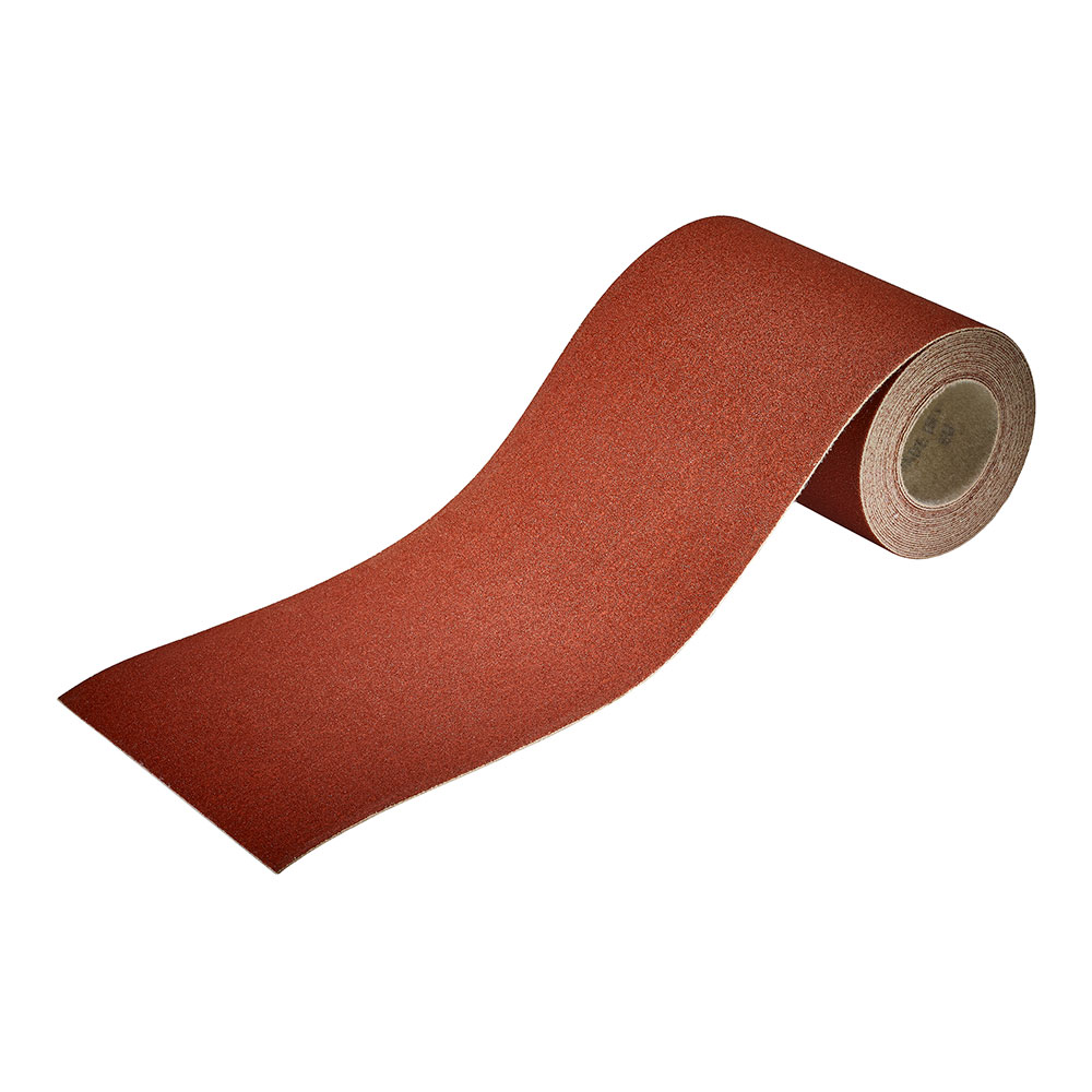 ROLLO DE PAPEL ABRASIVO ADHESIVO, GRANO 120, 4m x 115mm 1741000 WOLFCRAFT