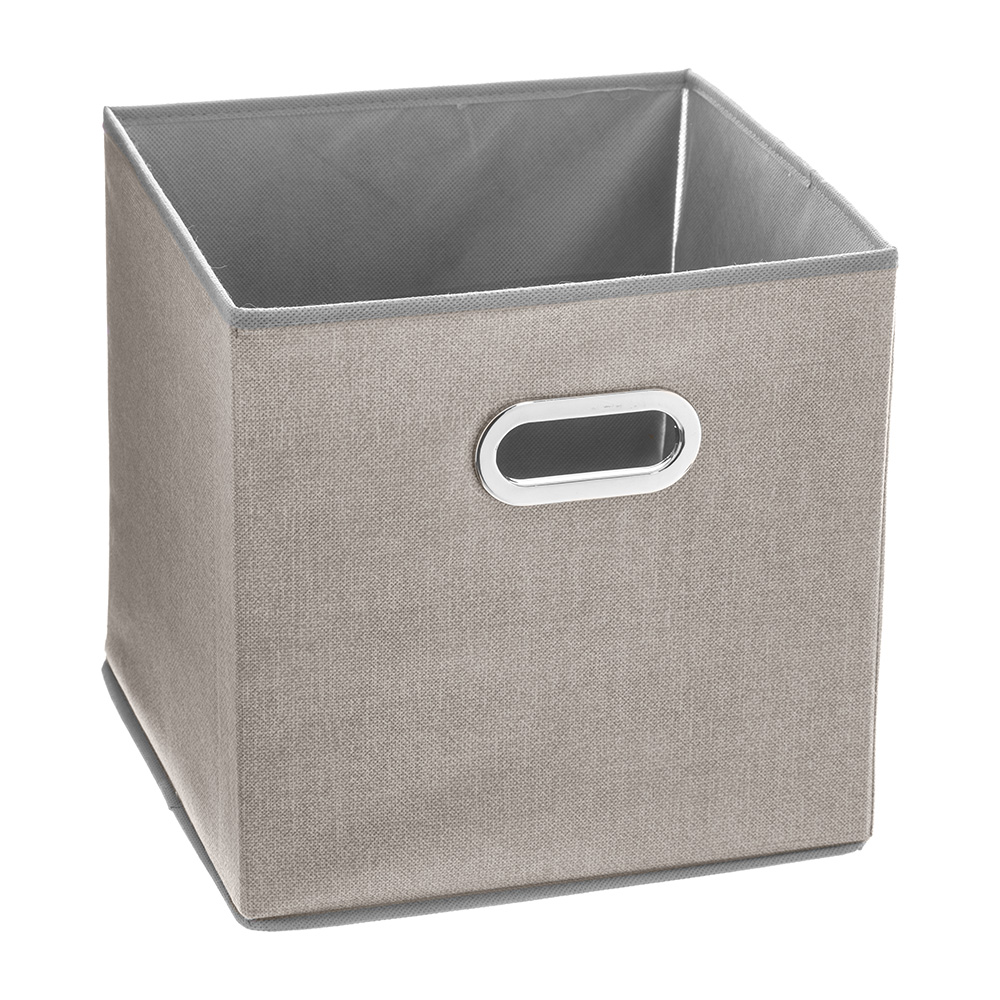 CAJA ORGANIZADORA COLOR BEIGE PARA ESTANTERIA 31x31cm