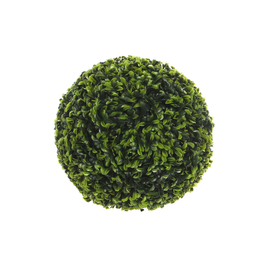 ESFERA DECORATIVA DE HOJA DE TÉ VERDE ARTIFICIAL Ø27cm