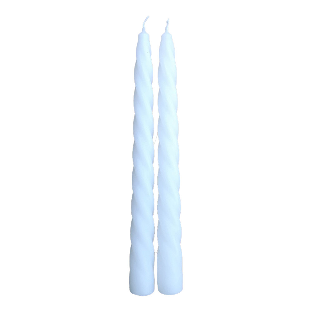 PACK 2 VELAS DECORATIVAS BLANCAS Ø2x24cm MAGIC LIGHTS