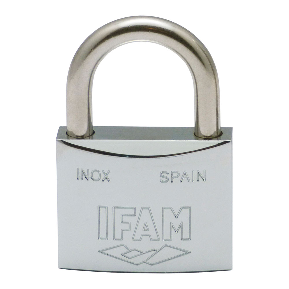 CANDADO INOX. 30 INOXIDABLE 30mm CON 2 LLAVES. ARCO NORMAL. IFAM