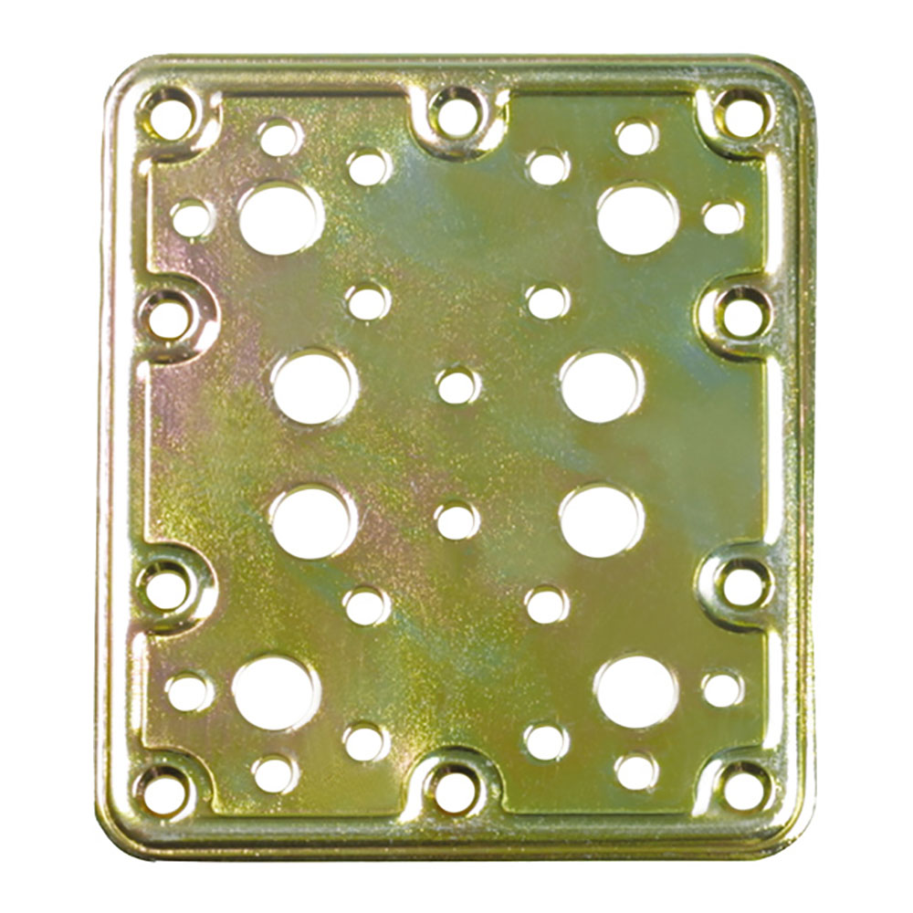 PLACA 504-120x100mm ACERO BICROMATADO (S) 12126 AMIG