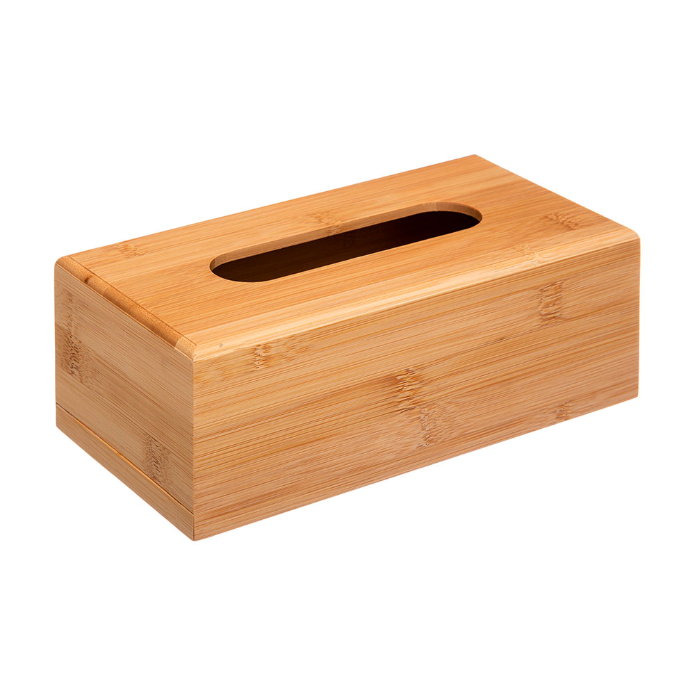 CAJA DE BAMBÚ PARA PAÑUELOS 25x13x8,7cm