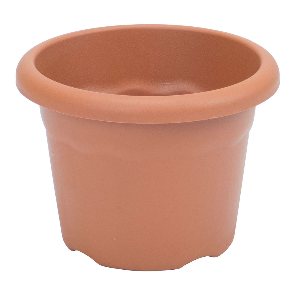 MACETA DE INYECCION COLOR TERRACOTA Ø18cm PLASTIKEN