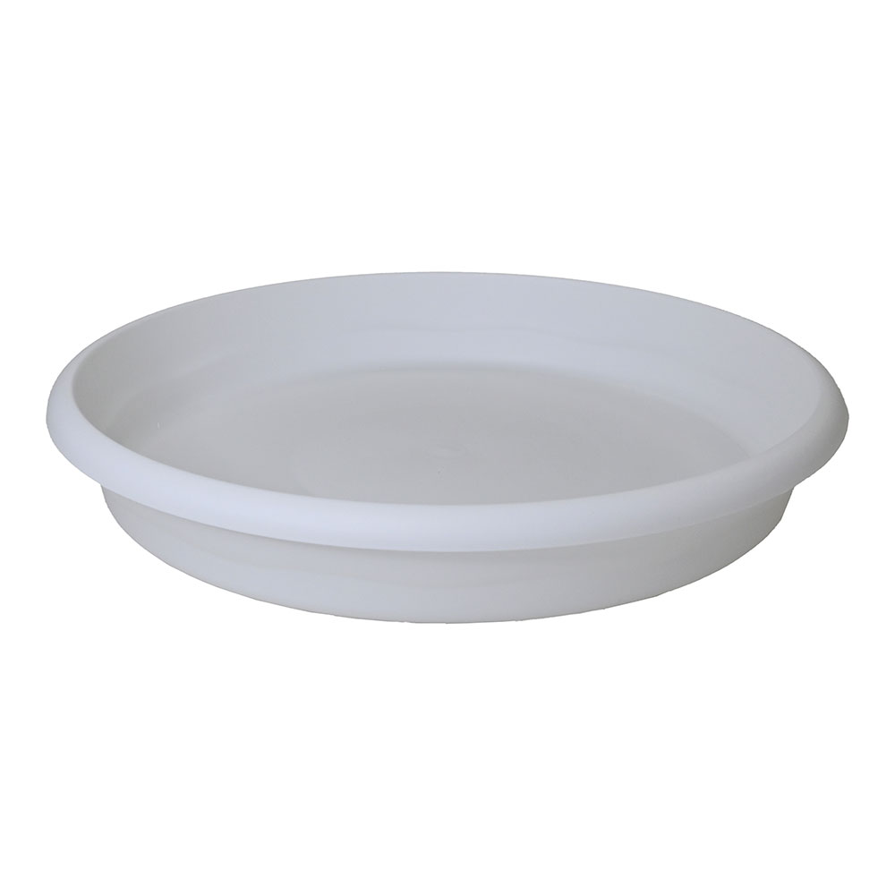 PLATO DE INYECCION PARA MACETA TERRA Ø16cm BLANCO PLASTIKEN