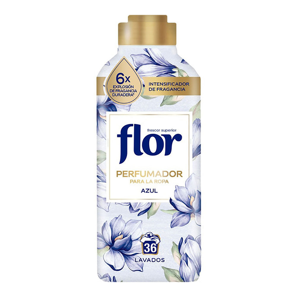 SUAVIZANTE PERFUMADOR AZUL 720ml 36 LAVADOS FLOR