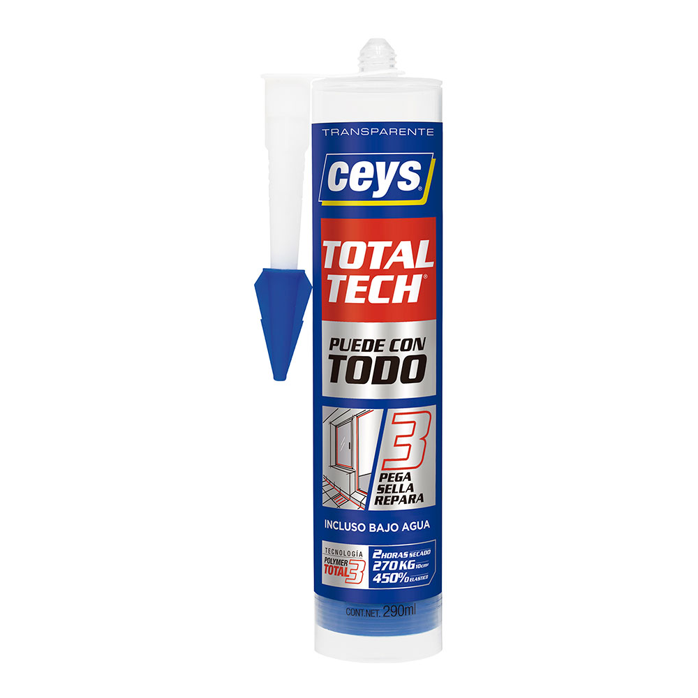 CEYS TOTAL TECH TRANSPARENTE CART 290ml 507226