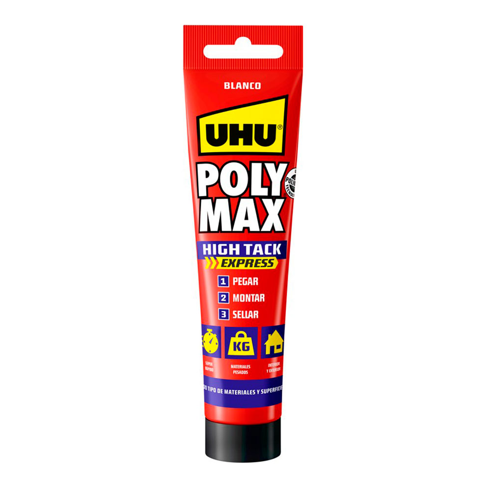 UHU POLY MAX HIGH TACK® EXPRESS BLANCO 165g REF. 6312920