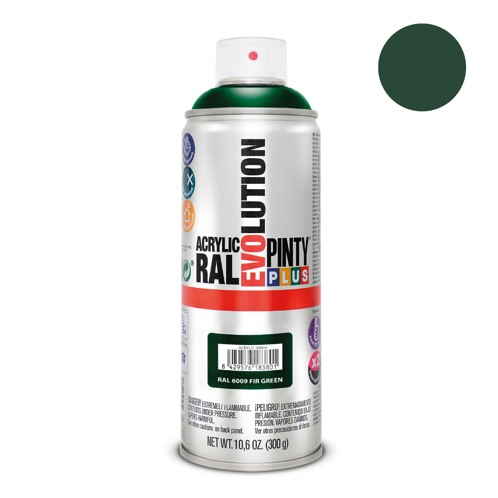 PINTURA EN SPRAY PINTYPLUS EVOLUTION 520cc RAL 6009 VERDE ABETO