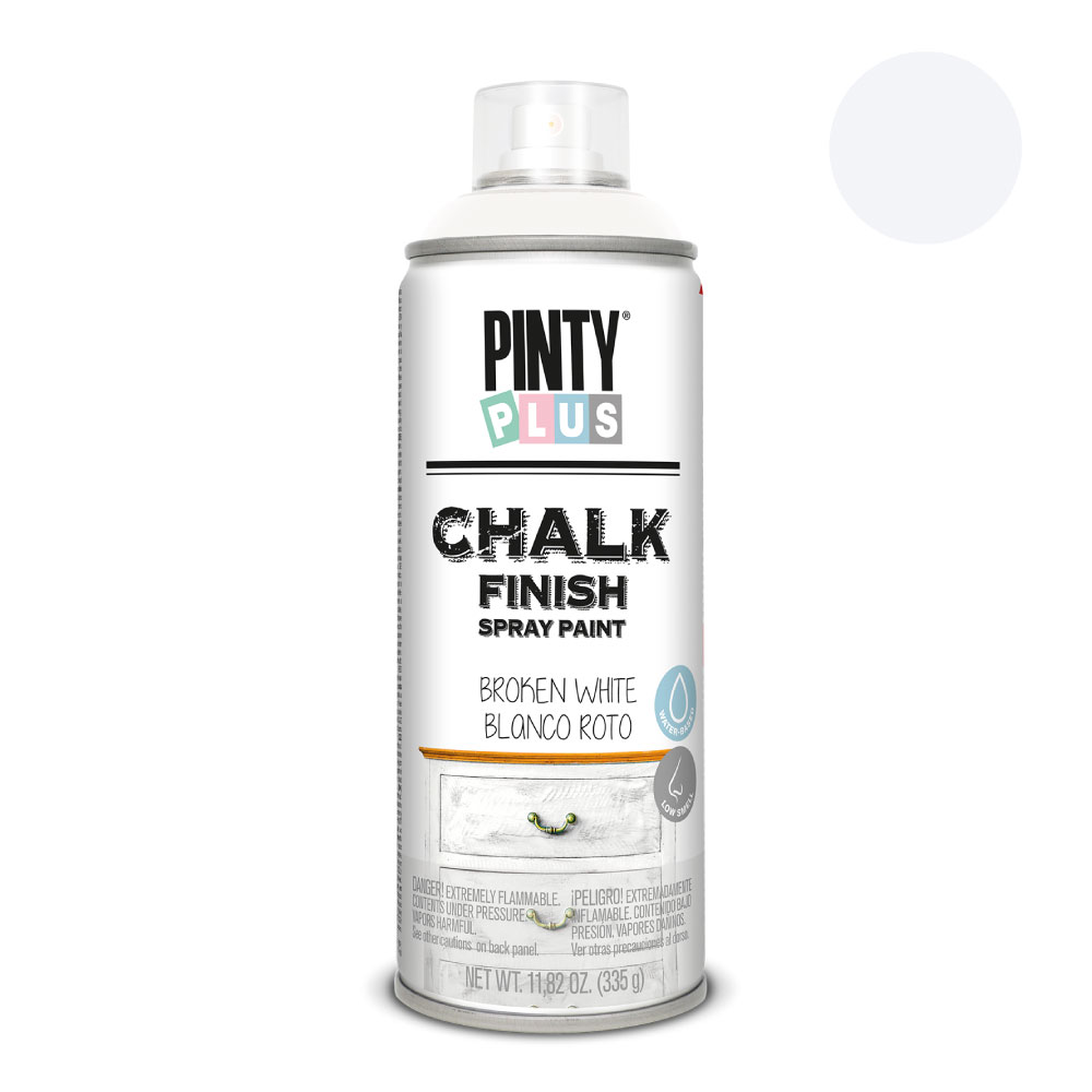 PINTURA EN SPRAY PINTYPLUS CHALK 520cc CK788 BLANCO ROTO