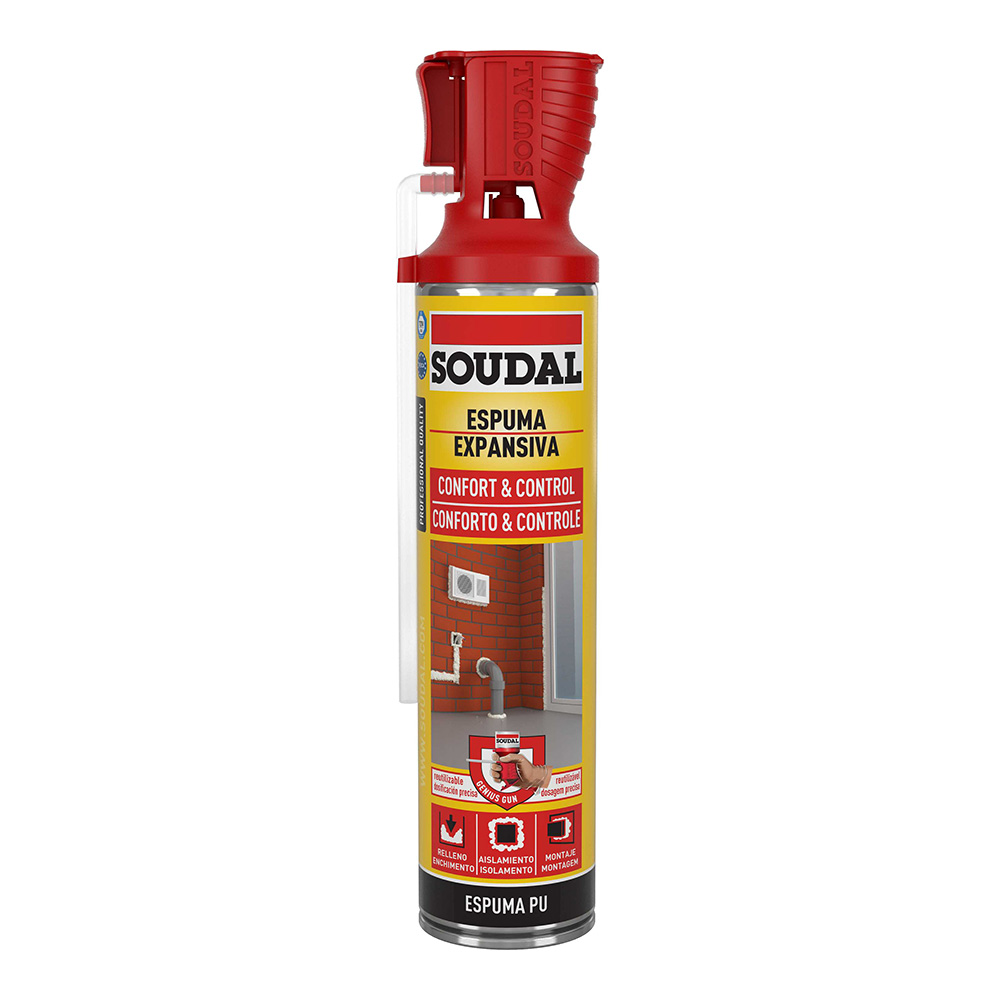 ESPUMA CONFORT AND CONTROL GENIUS 600ml 123921 SOUDAL