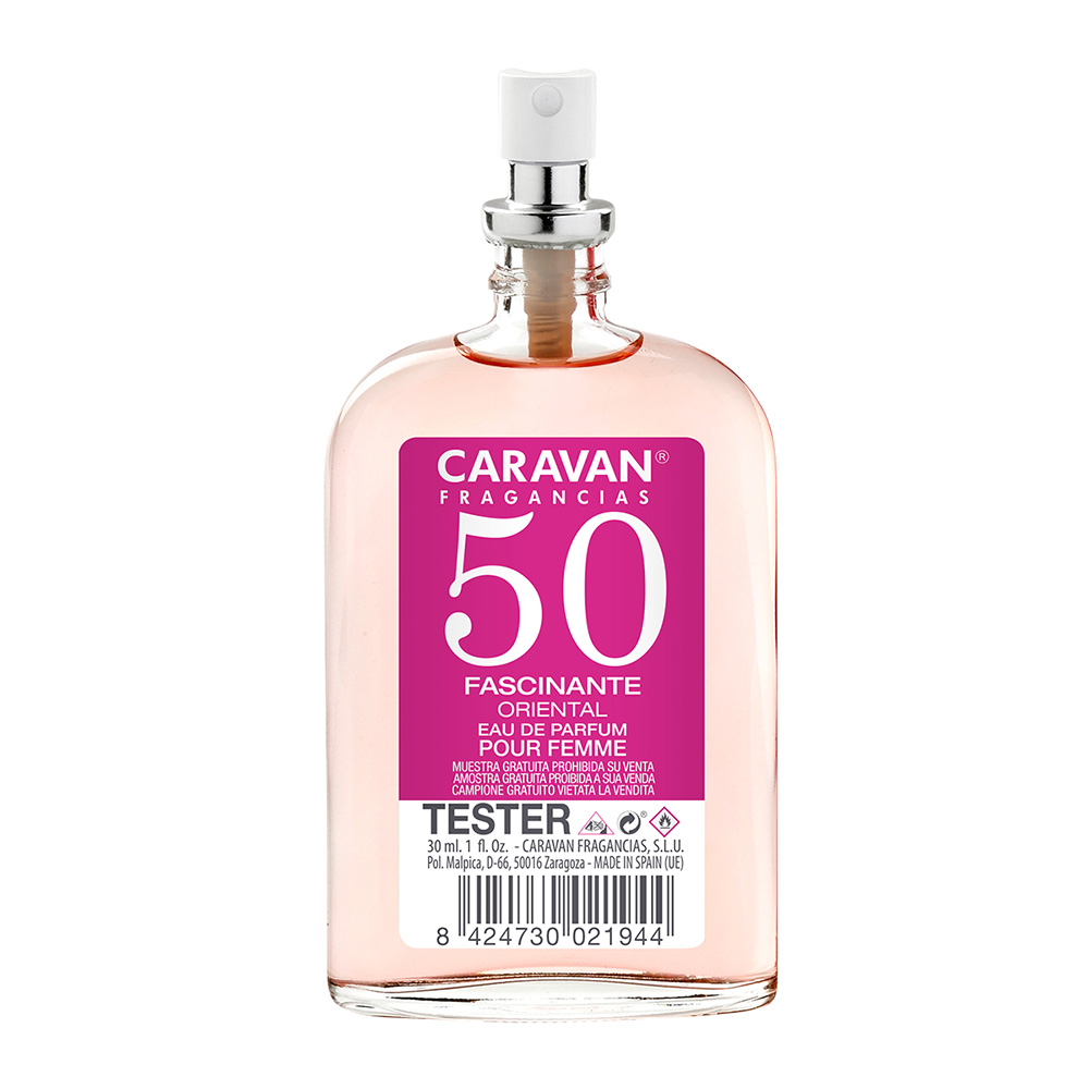 TESTER 30ml CARAVAN EDP SRA Nº 50 SEÑORA GRATIS POR LA COMPRA DE 4 unid. DE LA FRAGANCIA CORRESPONDIENTE AL TESTER