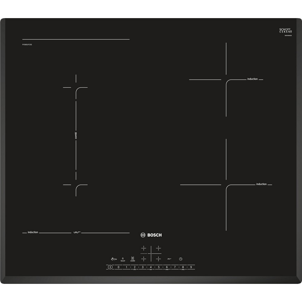 PLACA INDUCCION 4 FUEGOS BOSCH PVS651FC5E