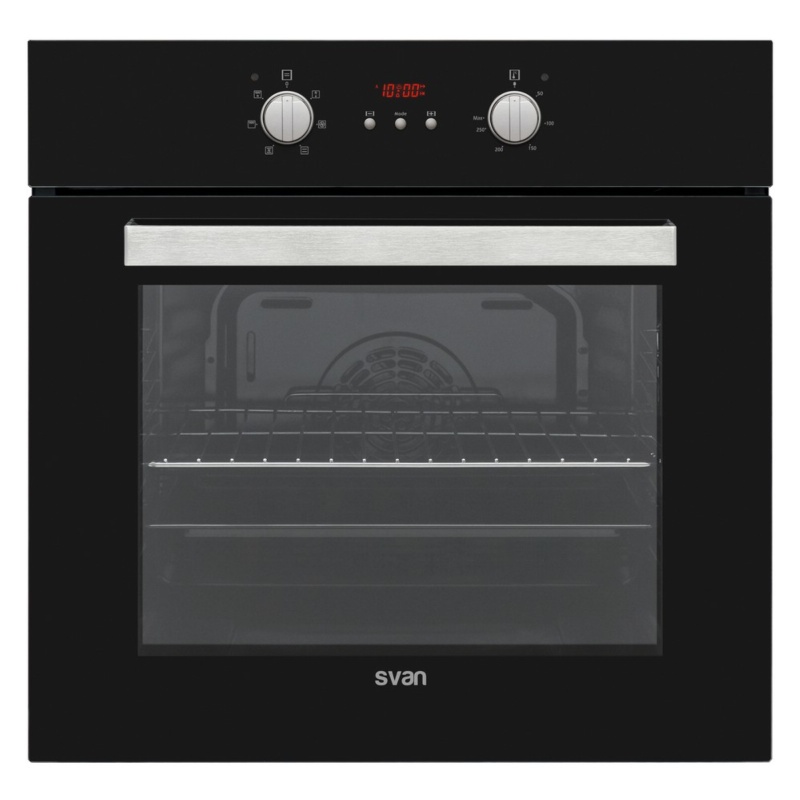 HORNO MULTIFUNCION CRISTAL NEGRO SVAN SVH124N1