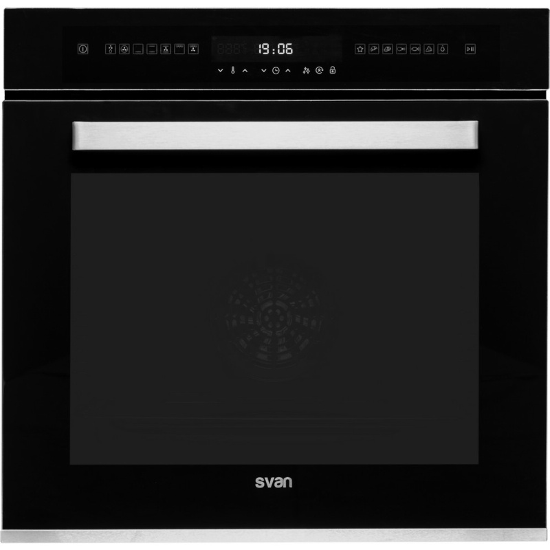 HORNO MULTIFUNCION CRISTAL NEGRO SVAN SVH385X