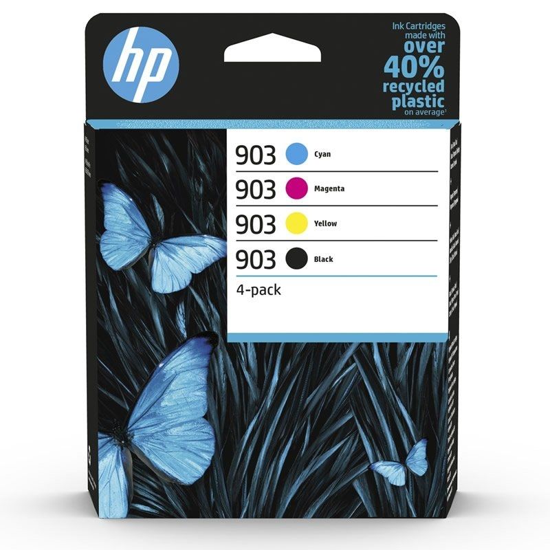 Cartucho de Tinta Original HP nº903 Multipack/ Negro/ Magenta/ Cian/ Amarillo