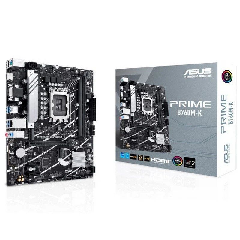 Placa Base Asus PRIME B760M-K Socket 1700/ Micro ATX